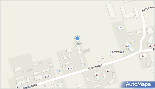 Karczewie, Karczewie, 24, mapa Karczewie