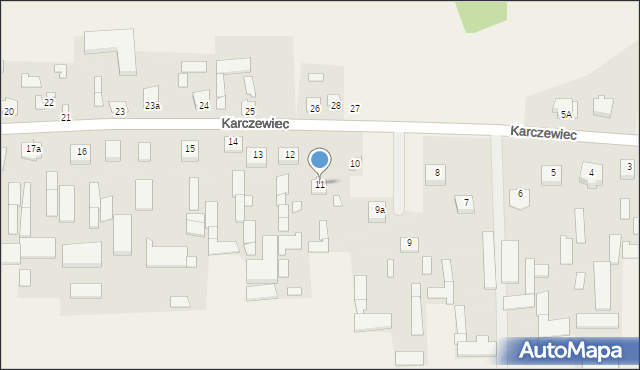 Karczewiec, Karczewiec, 11, mapa Karczewiec