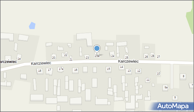 Karczewiec, Karczewiec, 23a, mapa Karczewiec