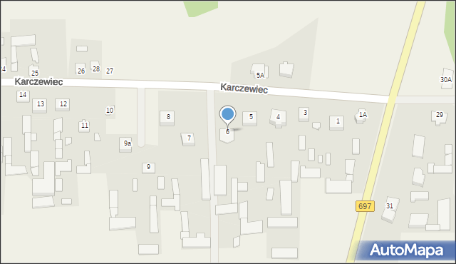 Karczewiec, Karczewiec, 6, mapa Karczewiec