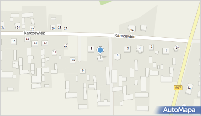 Karczewiec, Karczewiec, 7, mapa Karczewiec