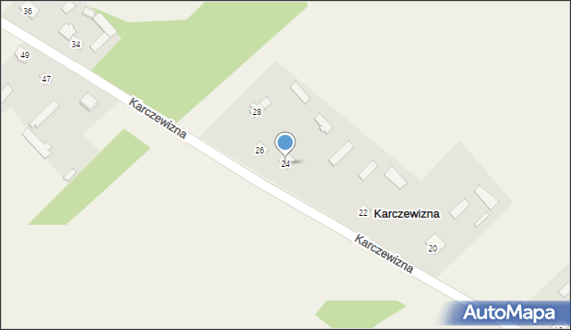 Karczewizna, Karczewizna, 24, mapa Karczewizna