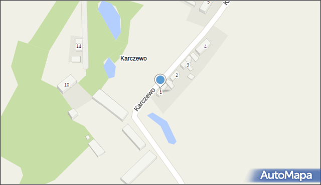 Karczewo, Karczewo, 1, mapa Karczewo