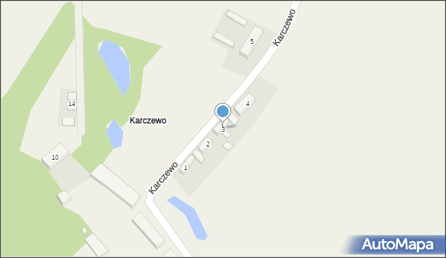 Karczewo, Karczewo, 3, mapa Karczewo