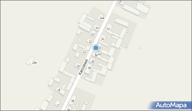 Karczewo, Karczewo, 34, mapa Karczewo