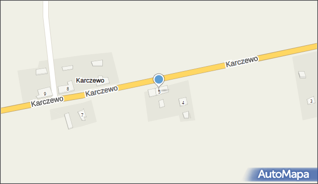 Karczewo, Karczewo, 5, mapa Karczewo