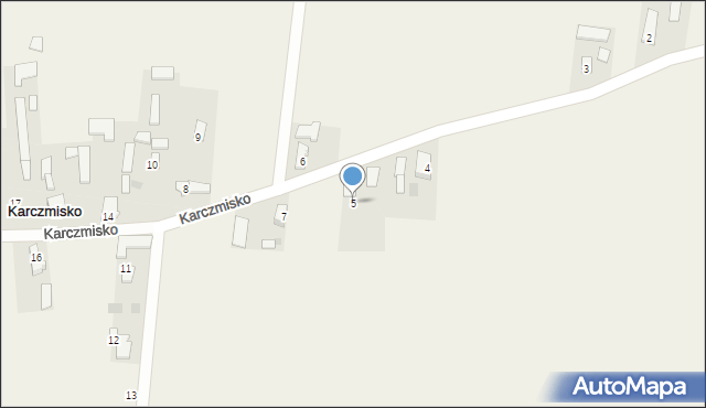 Karczmisko, Karczmisko, 5, mapa Karczmisko
