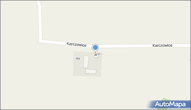 Karczowice, Karczowice, 48, mapa Karczowice