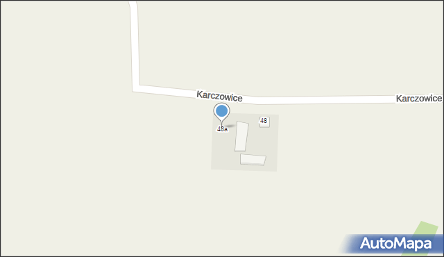 Karczowice, Karczowice, 48a, mapa Karczowice