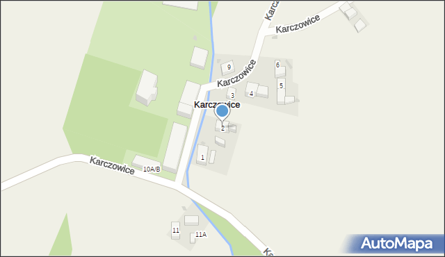 Karczowice, Karczowice, 2, mapa Karczowice