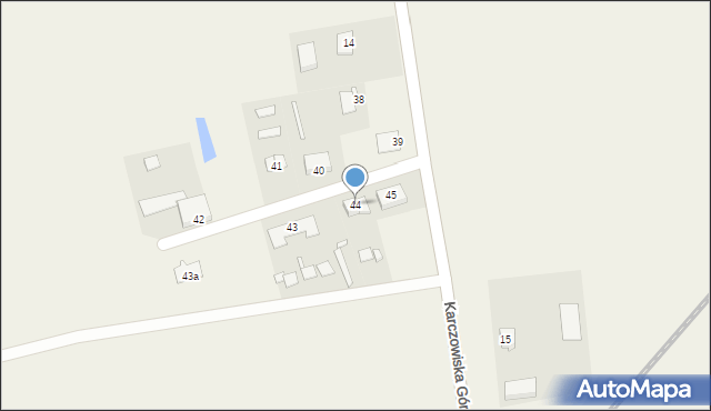 Karczowiska Górne, Karczowiska Górne, 44, mapa Karczowiska Górne