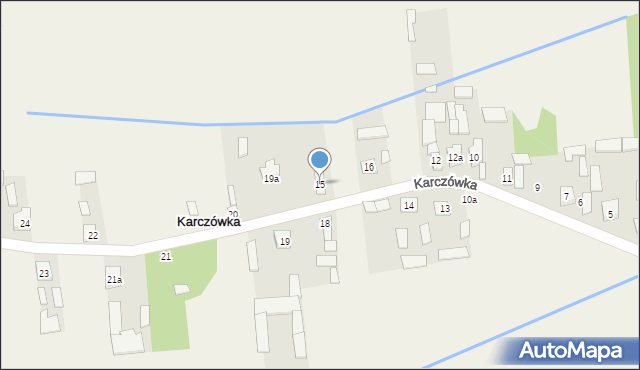 Karczówka, Karczówka, 15, mapa Karczówka