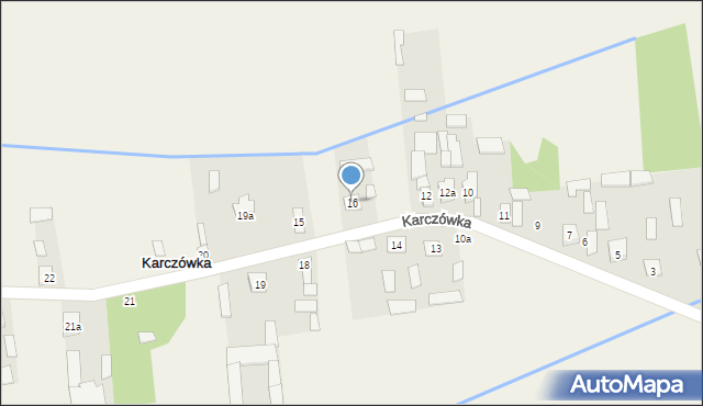 Karczówka, Karczówka, 16, mapa Karczówka