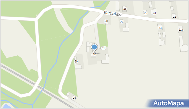 Karczówka, Karczówka, 30, mapa Karczówka