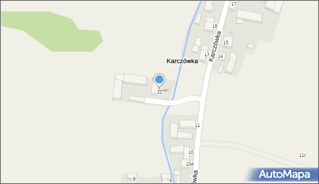 Karczówka, Karczówka, 12, mapa Karczówka