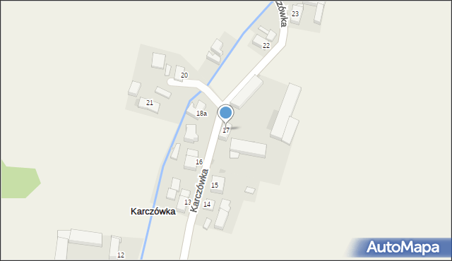 Karczówka, Karczówka, 17, mapa Karczówka