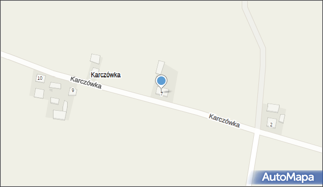 Karczówka, Karczówka, 7, mapa Karczówka