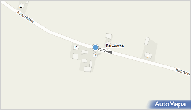 Karczówka, Karczówka, 9, mapa Karczówka