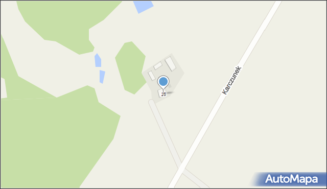 Karczunek, Karczunek, 16, mapa Karczunek