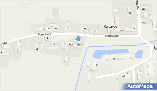 Karczyce, Karczyce, 12b, mapa Karczyce