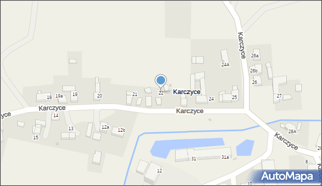 Karczyce, Karczyce, 22, mapa Karczyce