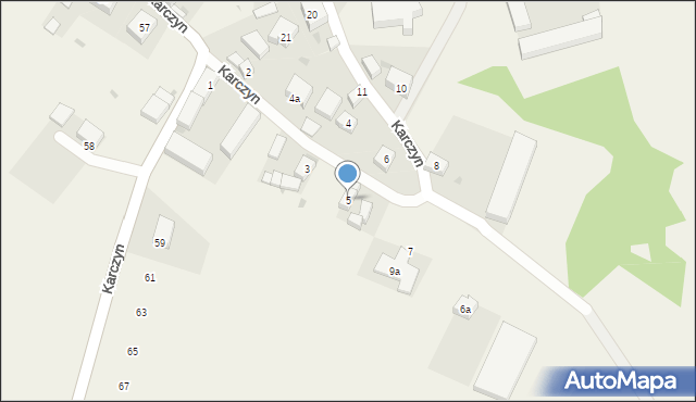 Karczyn, Karczyn, 5, mapa Karczyn