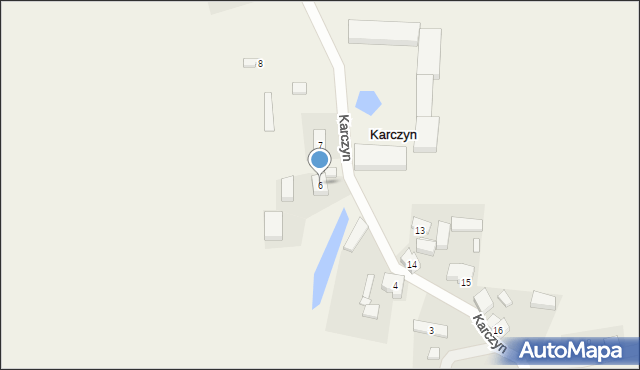 Karczyn, Karczyn, 6, mapa Karczyn