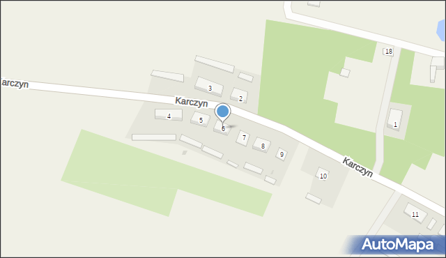 Karczyn, Karczyn, 6, mapa Karczyn