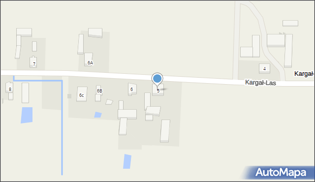 Kargał-Las, Kargał-Las, 5, mapa Kargał-Las