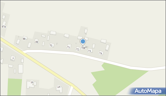 Kargów, Kargów, 72a, mapa Kargów
