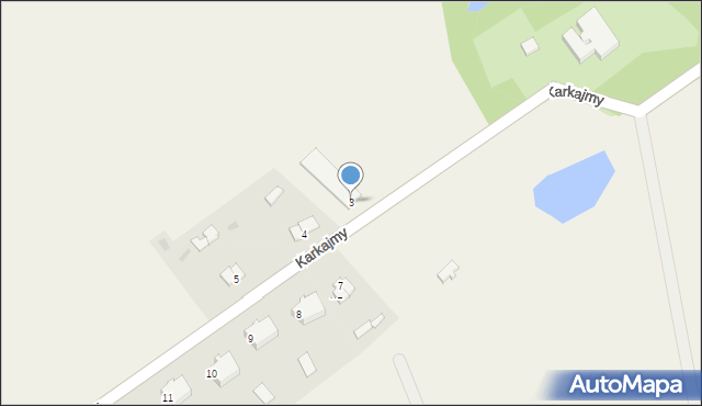 Karkajmy, Karkajmy, 3, mapa Karkajmy