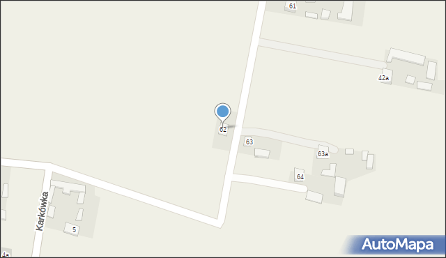 Karkówka, Karkówka, 62, mapa Karkówka