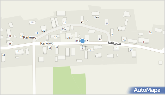 Karkowo, Karkowo, 9, mapa Karkowo