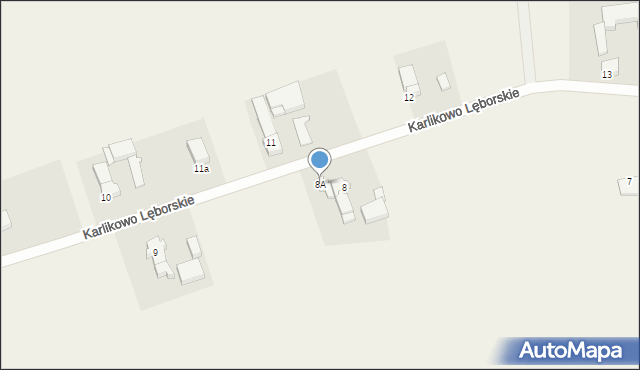 Karlikowo Lęborskie, Karlikowo Lęborskie, 8A, mapa Karlikowo Lęborskie