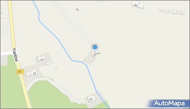 Karłów, Karłów, 11, mapa Karłów