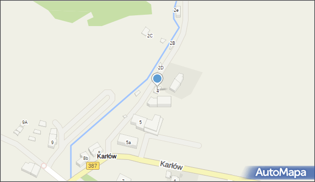 Karłów, Karłów, 4, mapa Karłów