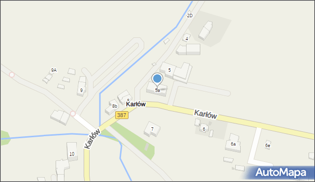 Karłów, Karłów, 5a, mapa Karłów
