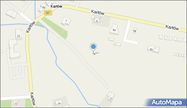 Karłów, Karłów, 7a, mapa Karłów