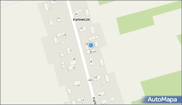 Karłowice, Karłowiczki, 20, mapa Karłowice