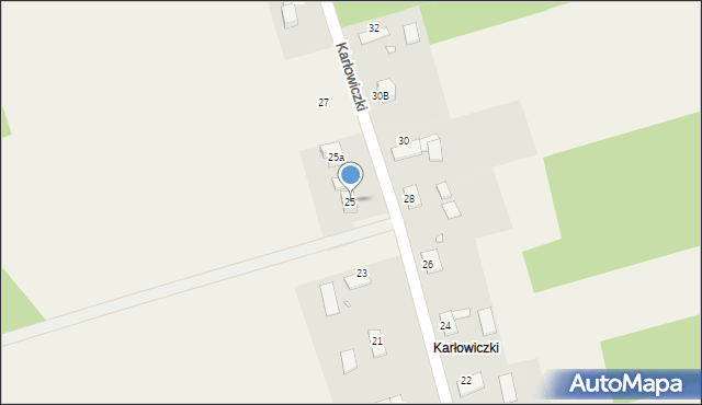 Karłowice, Karłowiczki, 25, mapa Karłowice