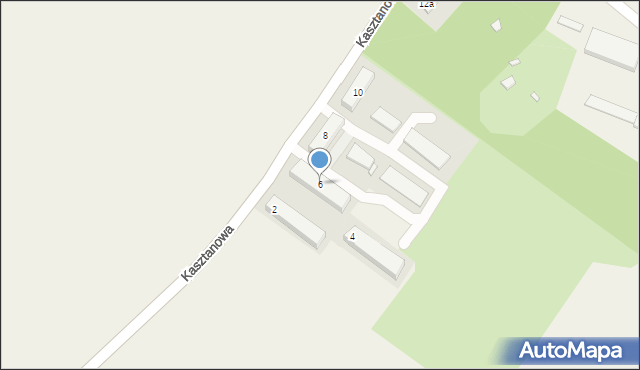 Karłowice, Kasztanowa, 6, mapa Karłowice