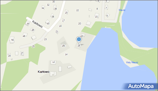 Karłowo, Karłowo, 16, mapa Karłowo