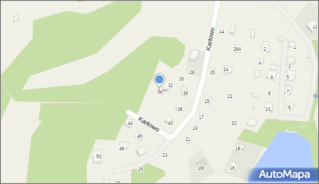 Karłowo, Karłowo, 34, mapa Karłowo
