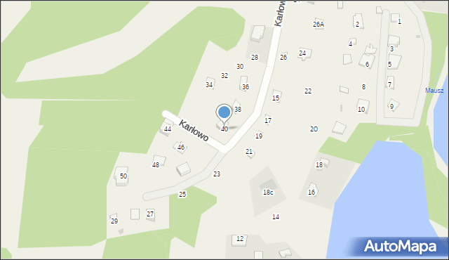 Karłowo, Karłowo, 40, mapa Karłowo