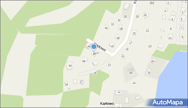 Karłowo, Karłowo, 46, mapa Karłowo