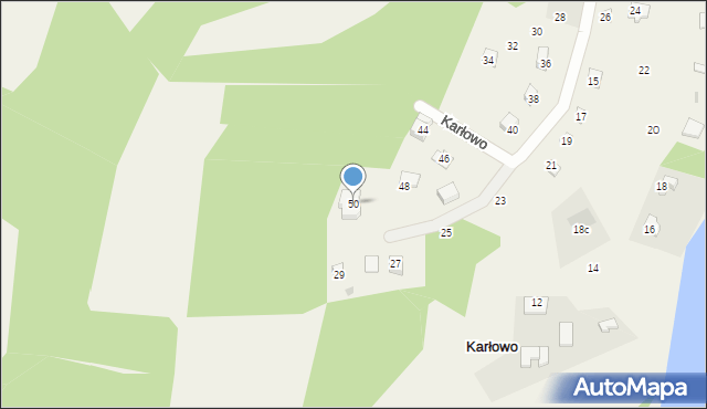 Karłowo, Karłowo, 50, mapa Karłowo