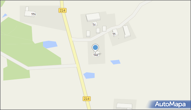 Karłowo, Karłowo, 54a, mapa Karłowo