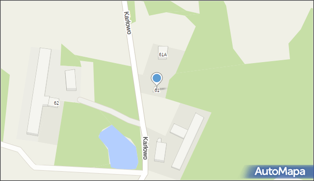 Karłowo, Karłowo, 61, mapa Karłowo