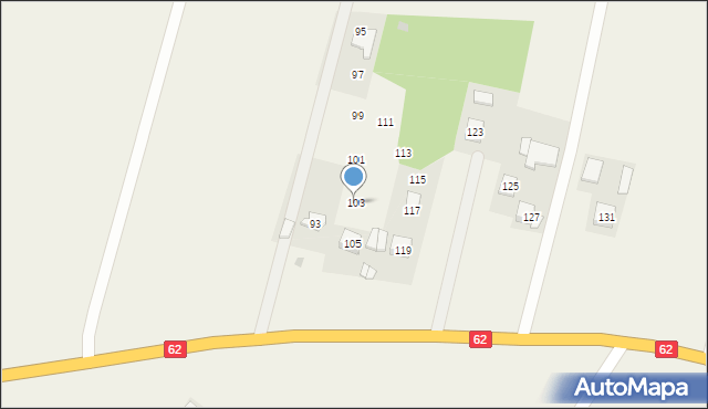 Karlusin, Karlusin, 103, mapa Karlusin