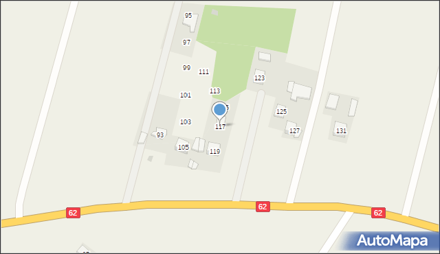 Karlusin, Karlusin, 117, mapa Karlusin
